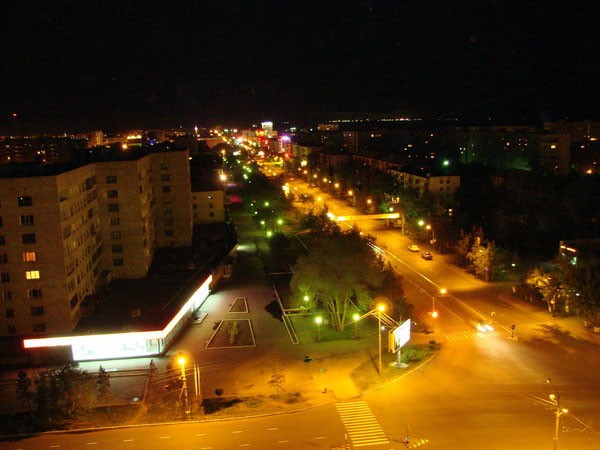 Ночной Павлодар